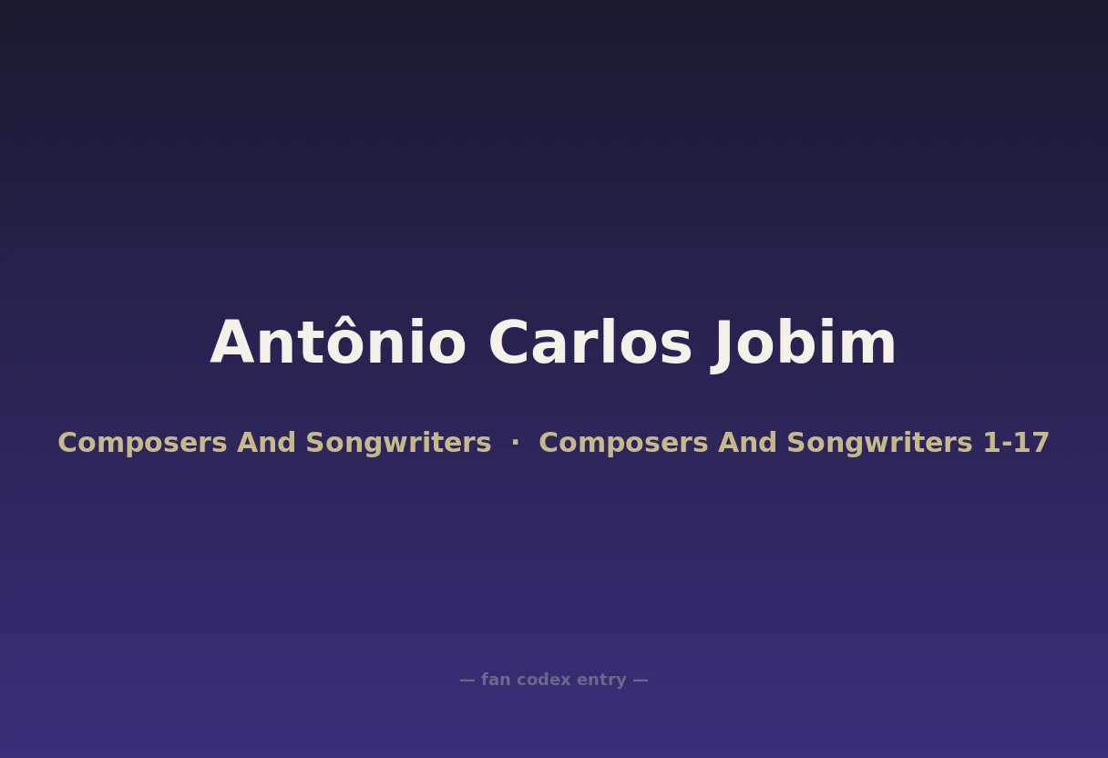 Antônio Carlos Jobim