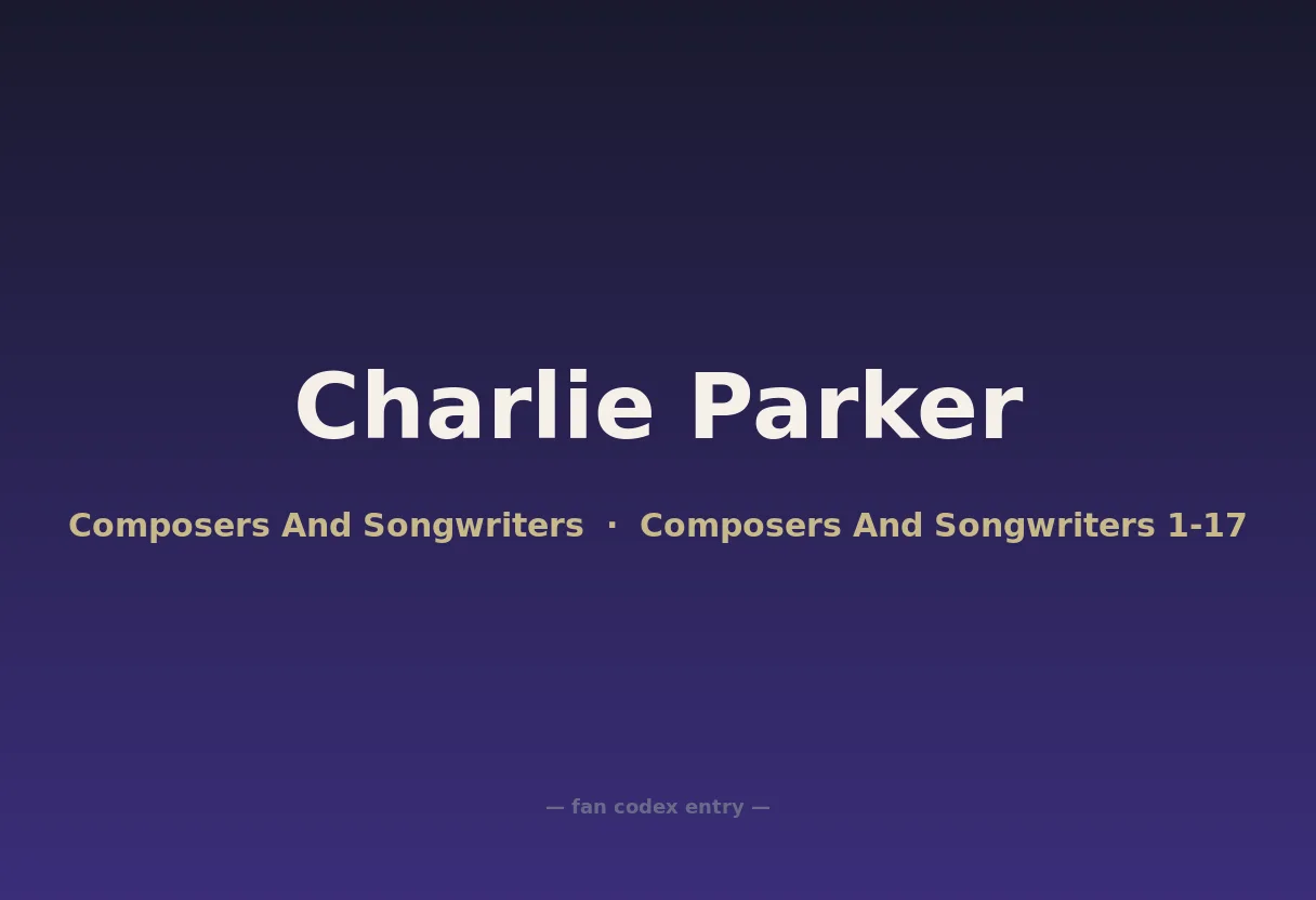 Charlie Parker