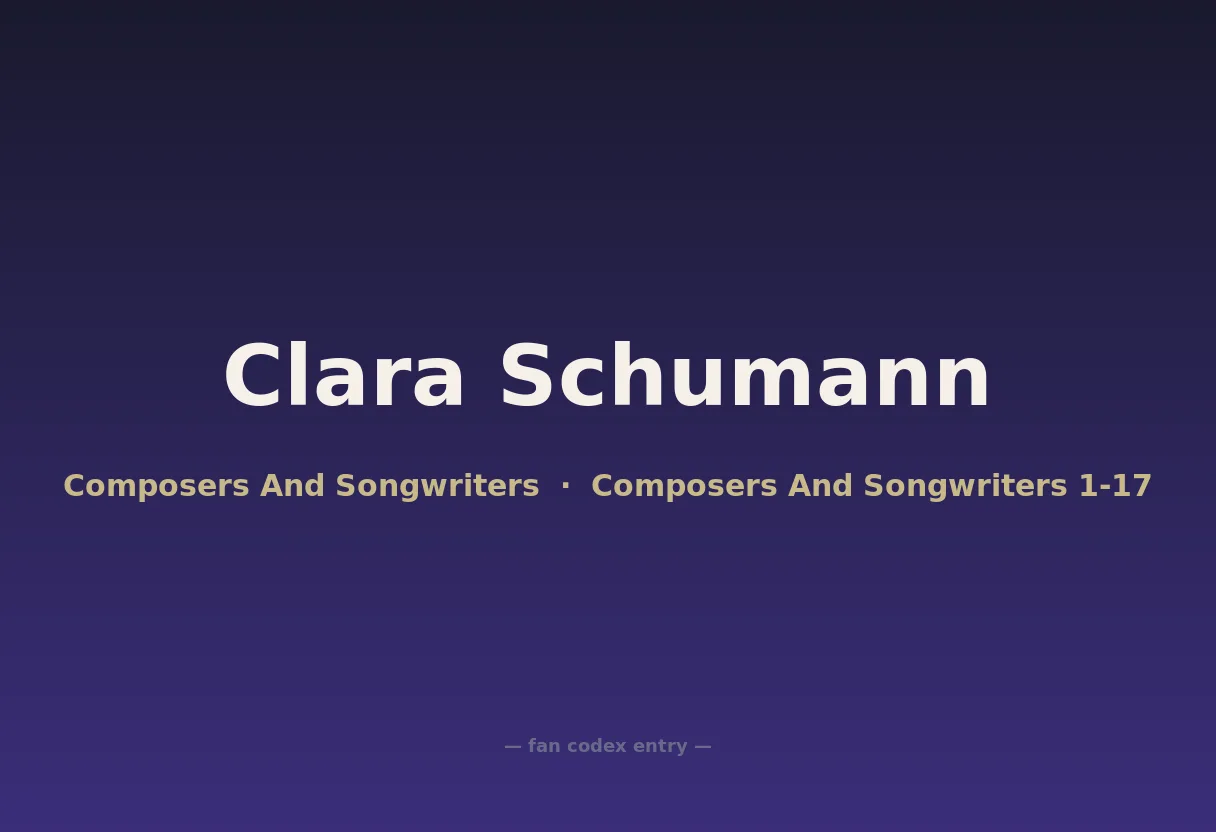 Clara Schumann