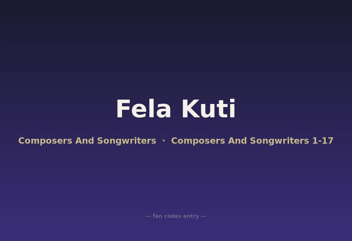 Fela Kuti